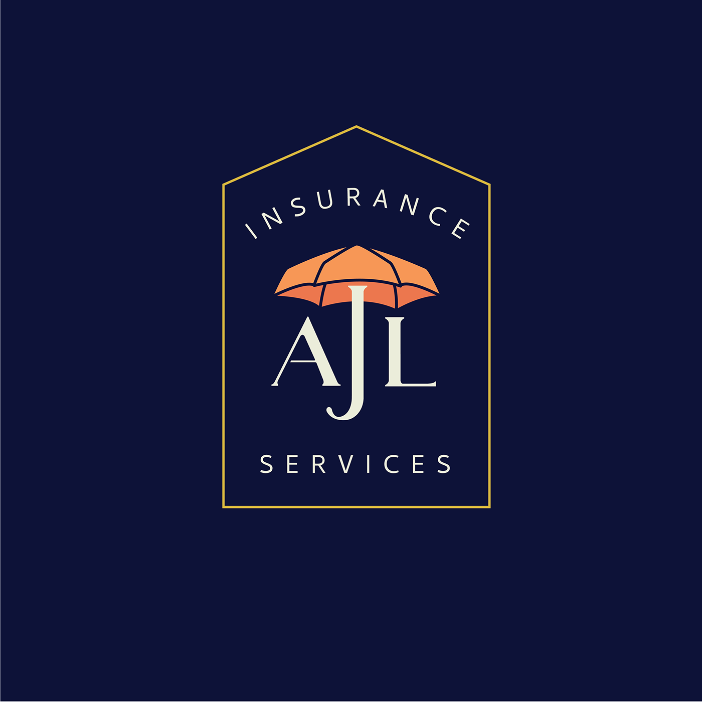 brand insurance insurance logo logo Logo Design safety typography   Umbrella