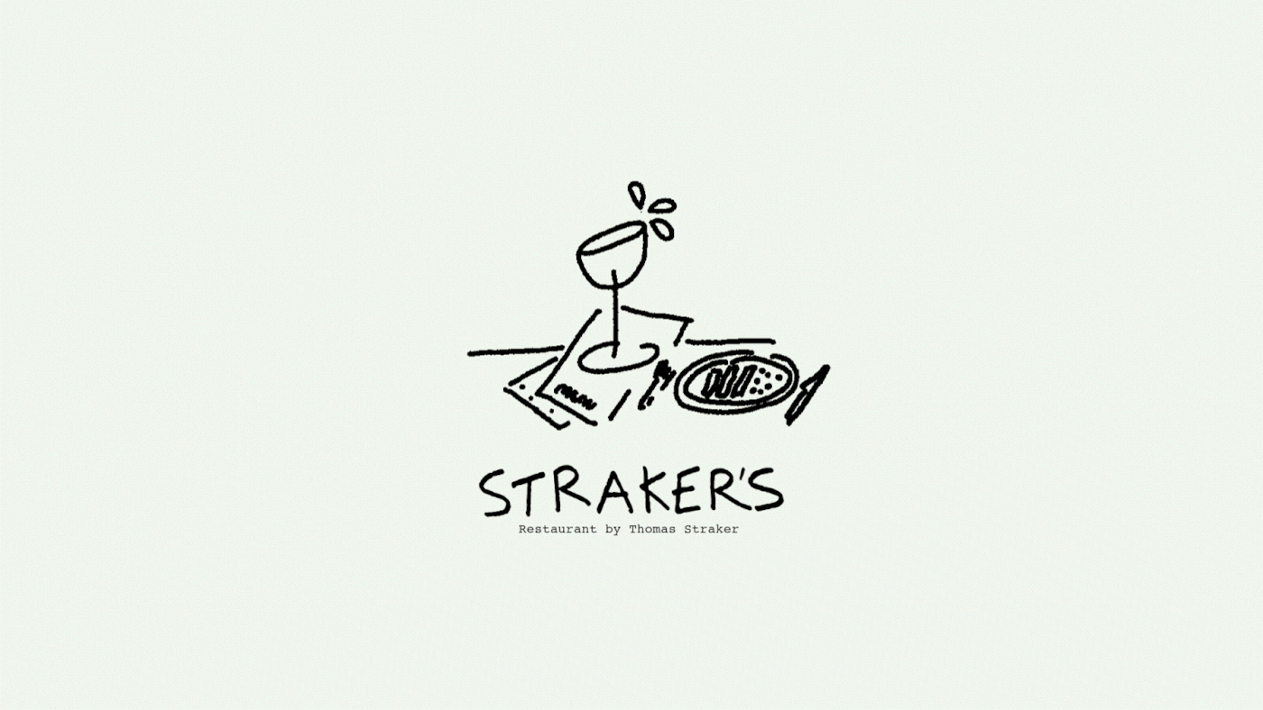 brand identity hand drawn illustration menu merchandise restaurant cafe coffee shop thomas straker