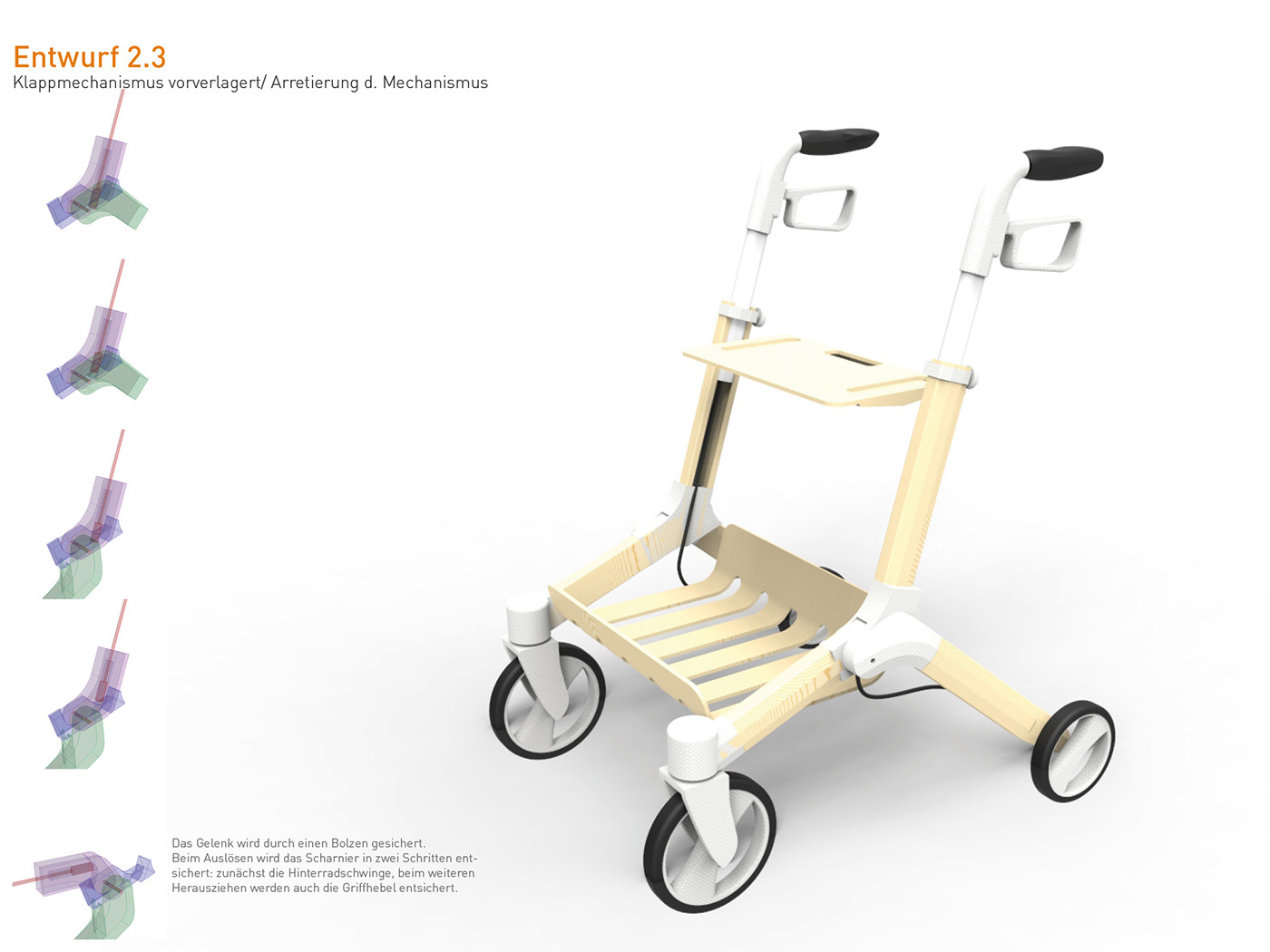 bamboo bamboodesign walker ROLLATOR Reha Elderly greendesign ecodesign Sustainable