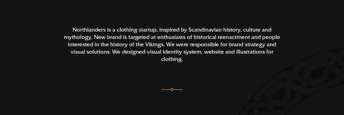 northlanders e-commerce design Web clothes viking north vikings