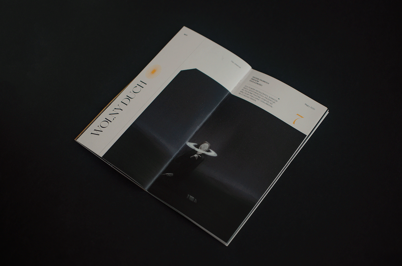 Booklet editorial festival film festival magazine Photo Manipulation  typography  