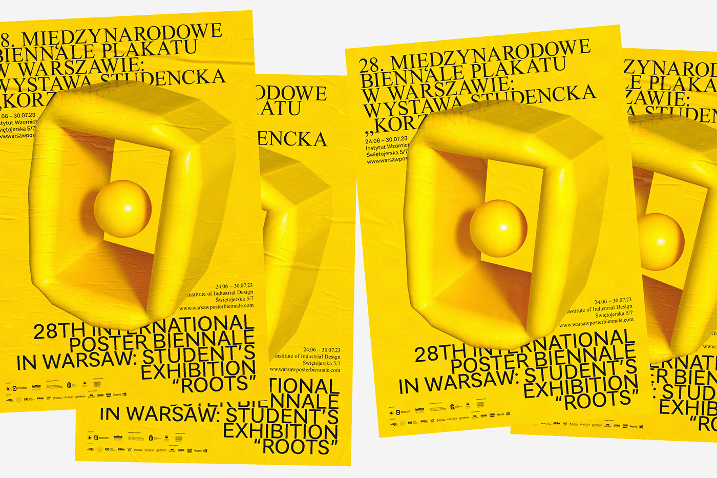 poster Biennale design graphic design  Event Exhibition  typography   MACHALSKI poland wielunska