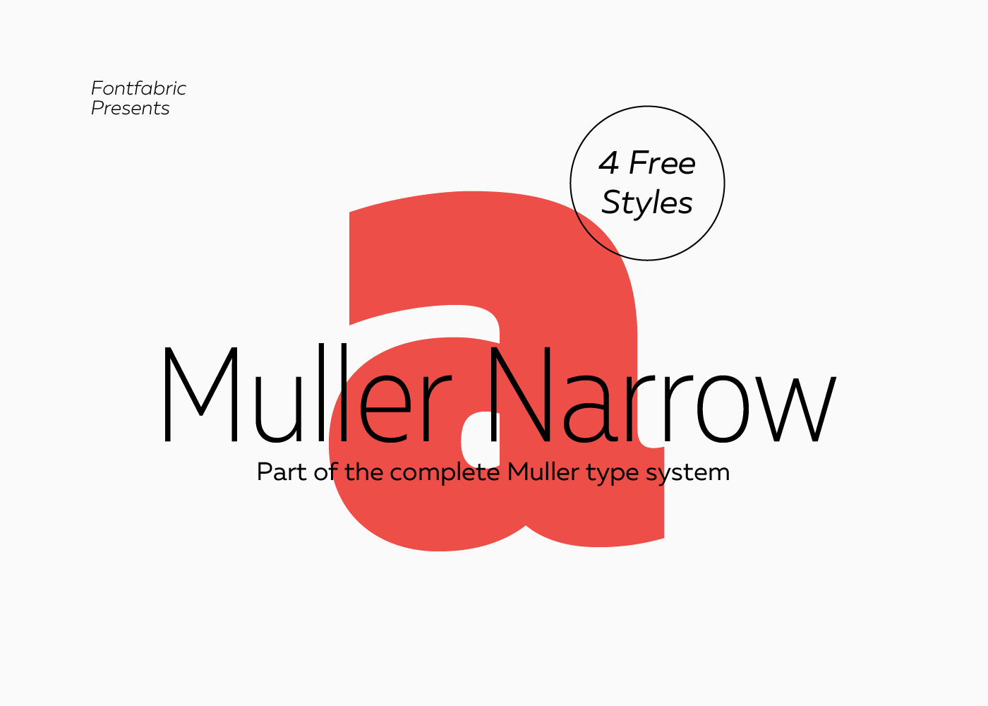 muller narrow muller free free fonts free typeface Free font family free typography muller narrow free