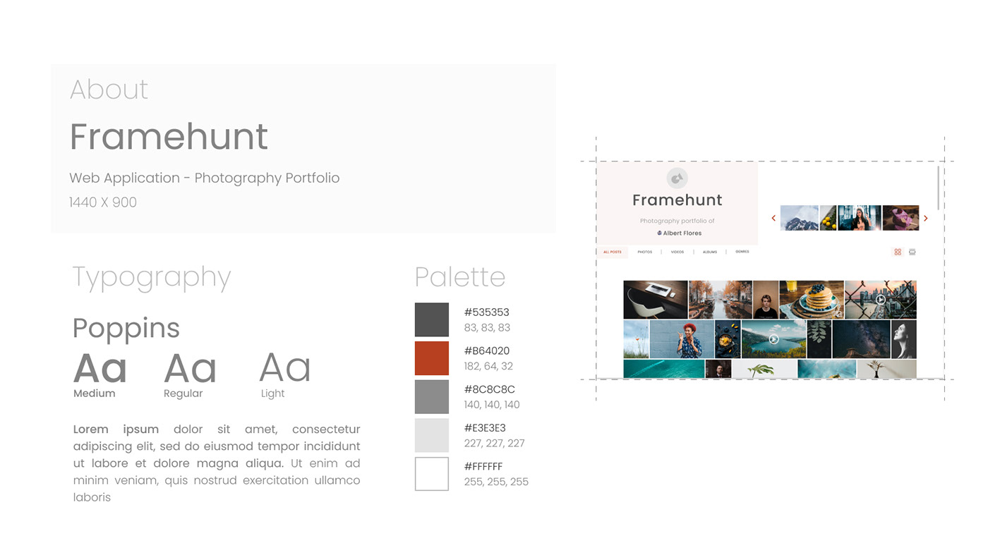 Adaptive design Figma Photography  portfolio UI ux VisualDesign Web Webdesign