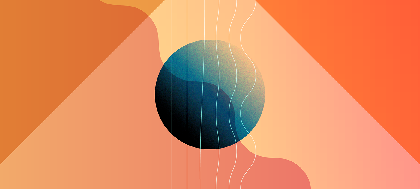 music geometry circle abstract gradient google gif motion Minimalism 2D