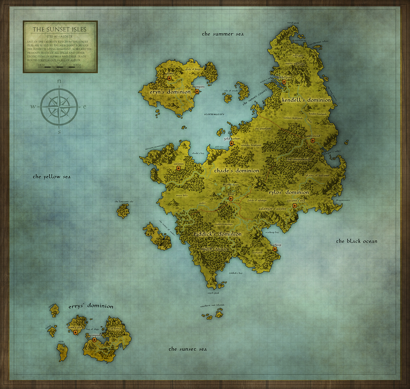 fantasy World Map Regional Map worldbuilding Game Map game design  Fantasy world