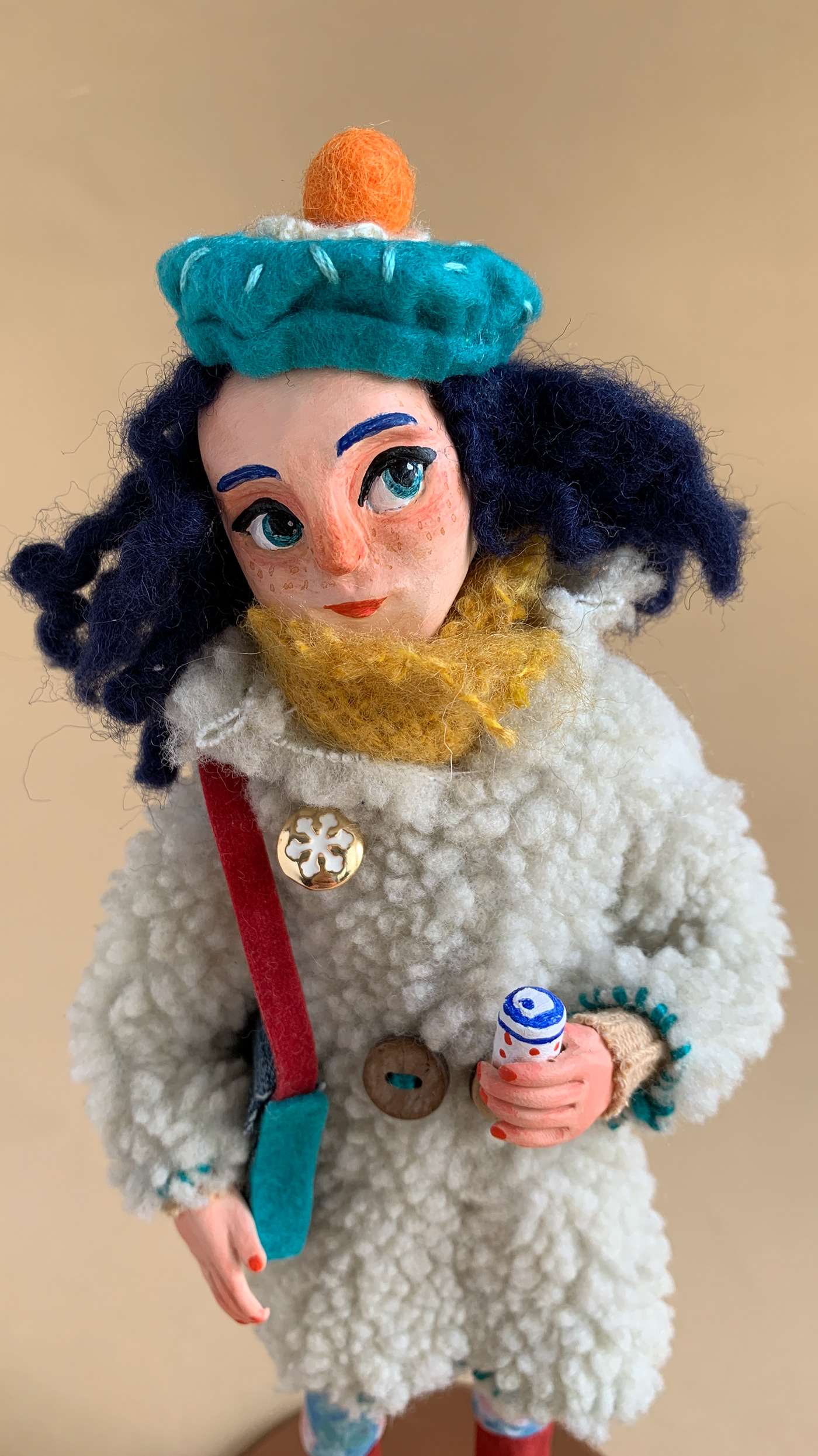 art doll Art Doll Sculpture art toy Character Character design  collectible doll handmade doll handmade figure toy design  toy maker