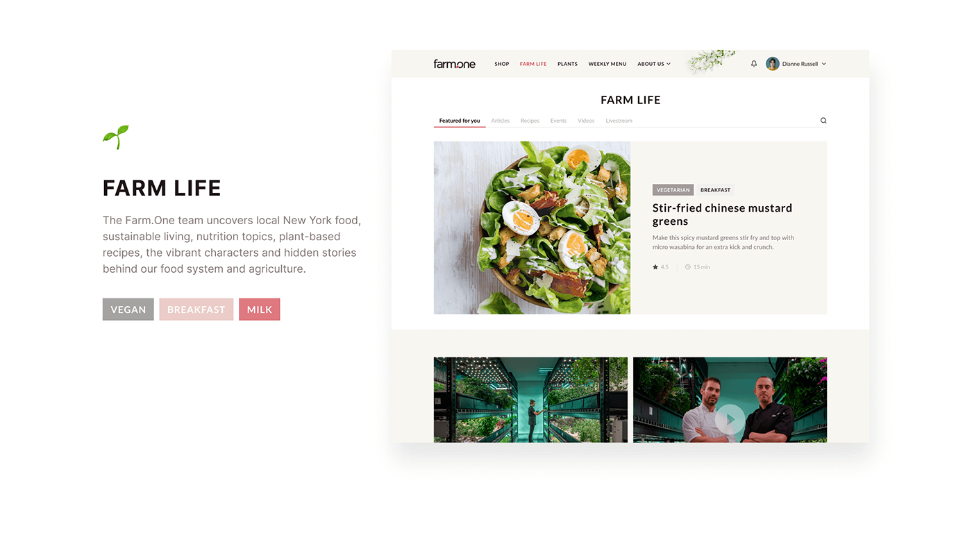 animation  Ecommerce Food  green interaction organic UI ux Webdesign Website