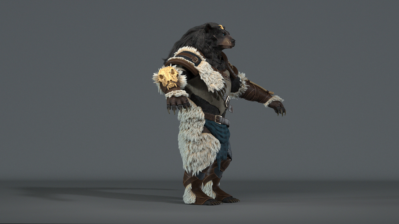CGI 3D vfx houdini arnold groom creature Character digital illustration creatures