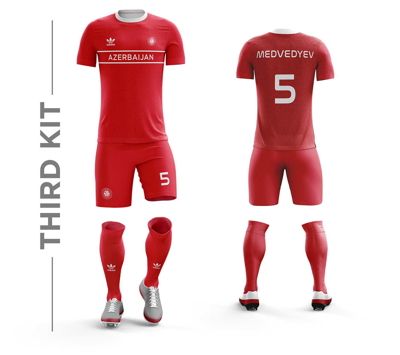 adidas AFFA azerbaijan baku brand identity football logo modern redesign soccerbrand