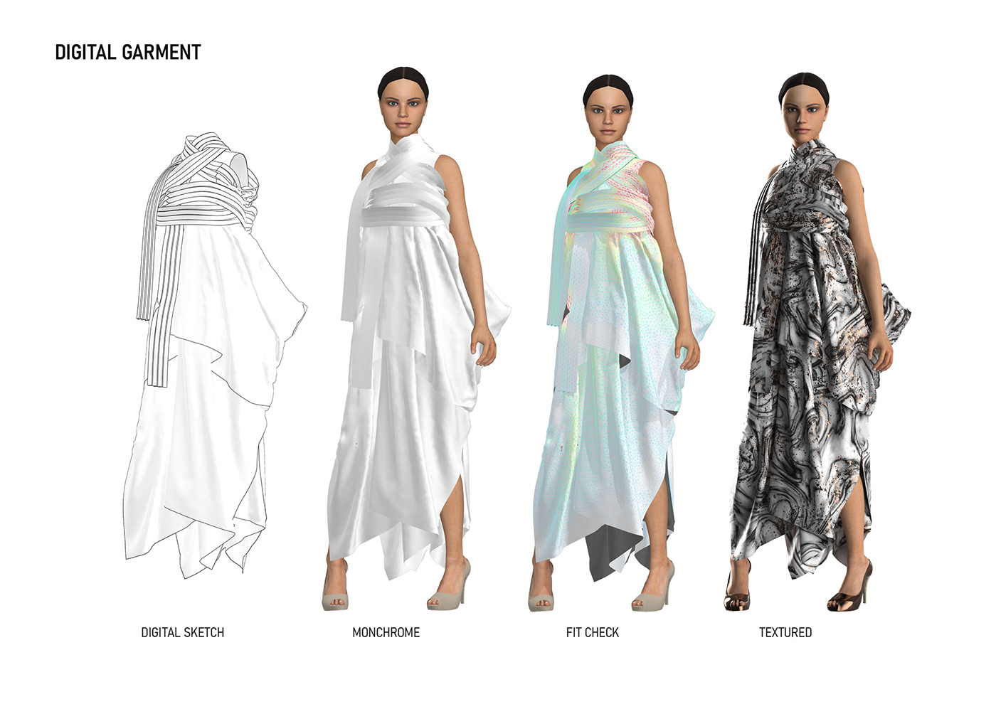 Clo3d Clo3D virtual fashion Digital Art  digitalfashion drape fashion design