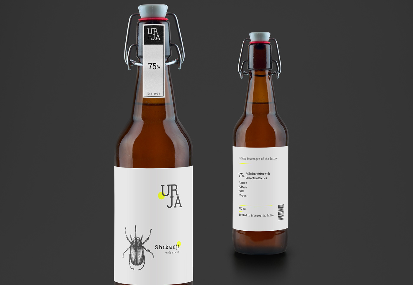 branding  graphicdesign ILLUSTRATION  beverage insect