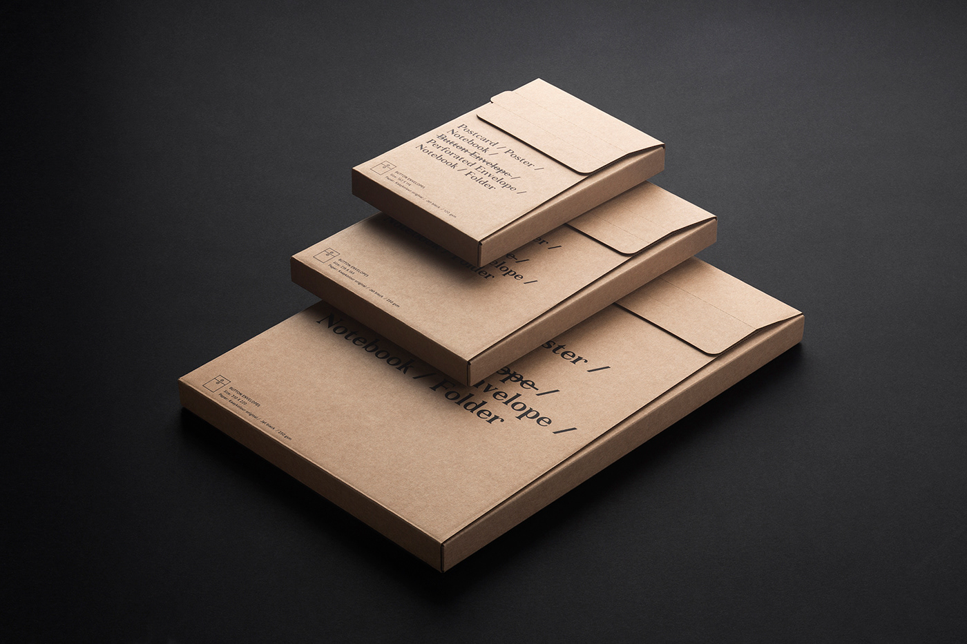 Packaging paper Enelope Printing embossing cardboard