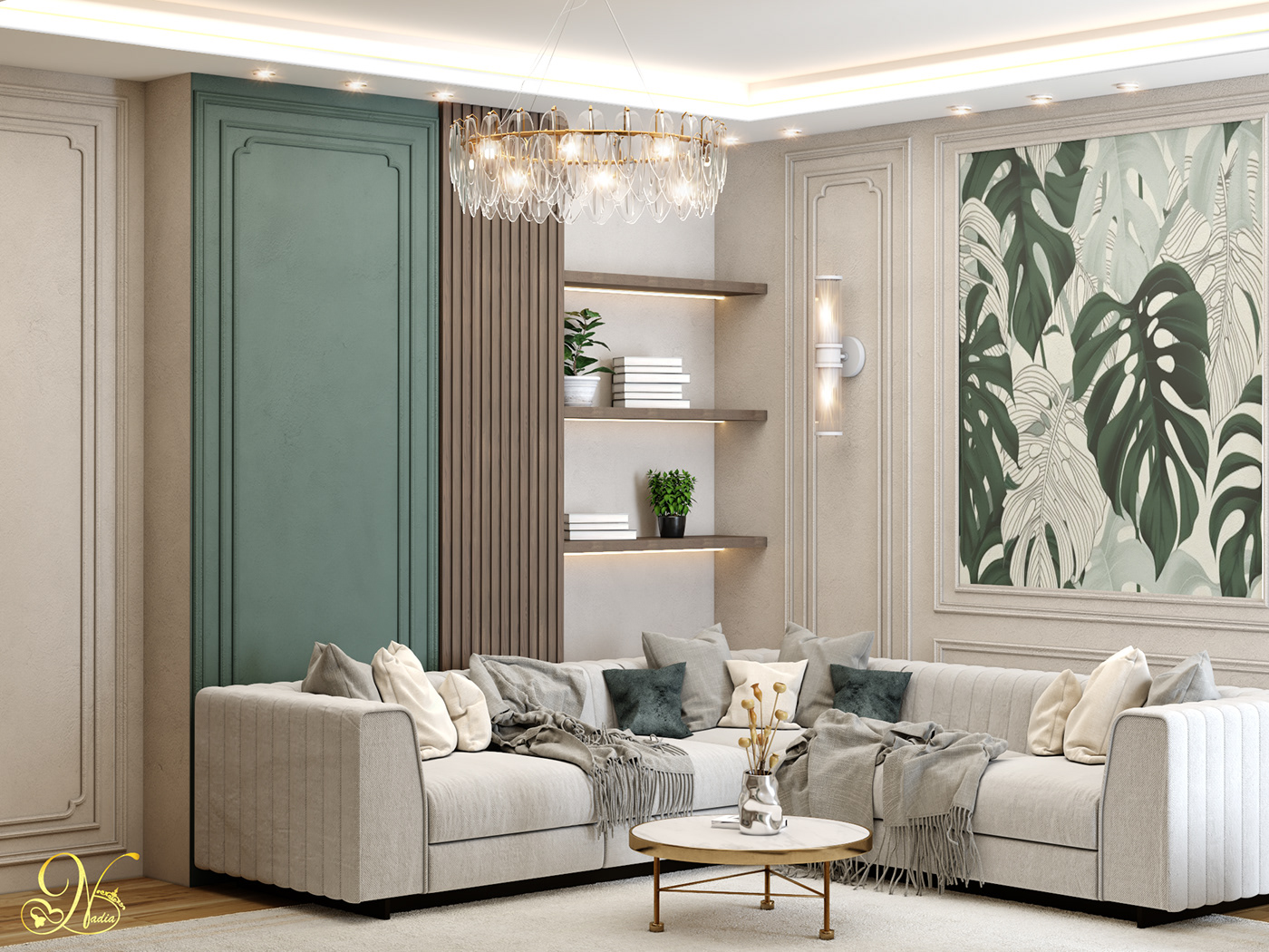 living room 3ds max interior design  Render 3D vray visualization decore home decor