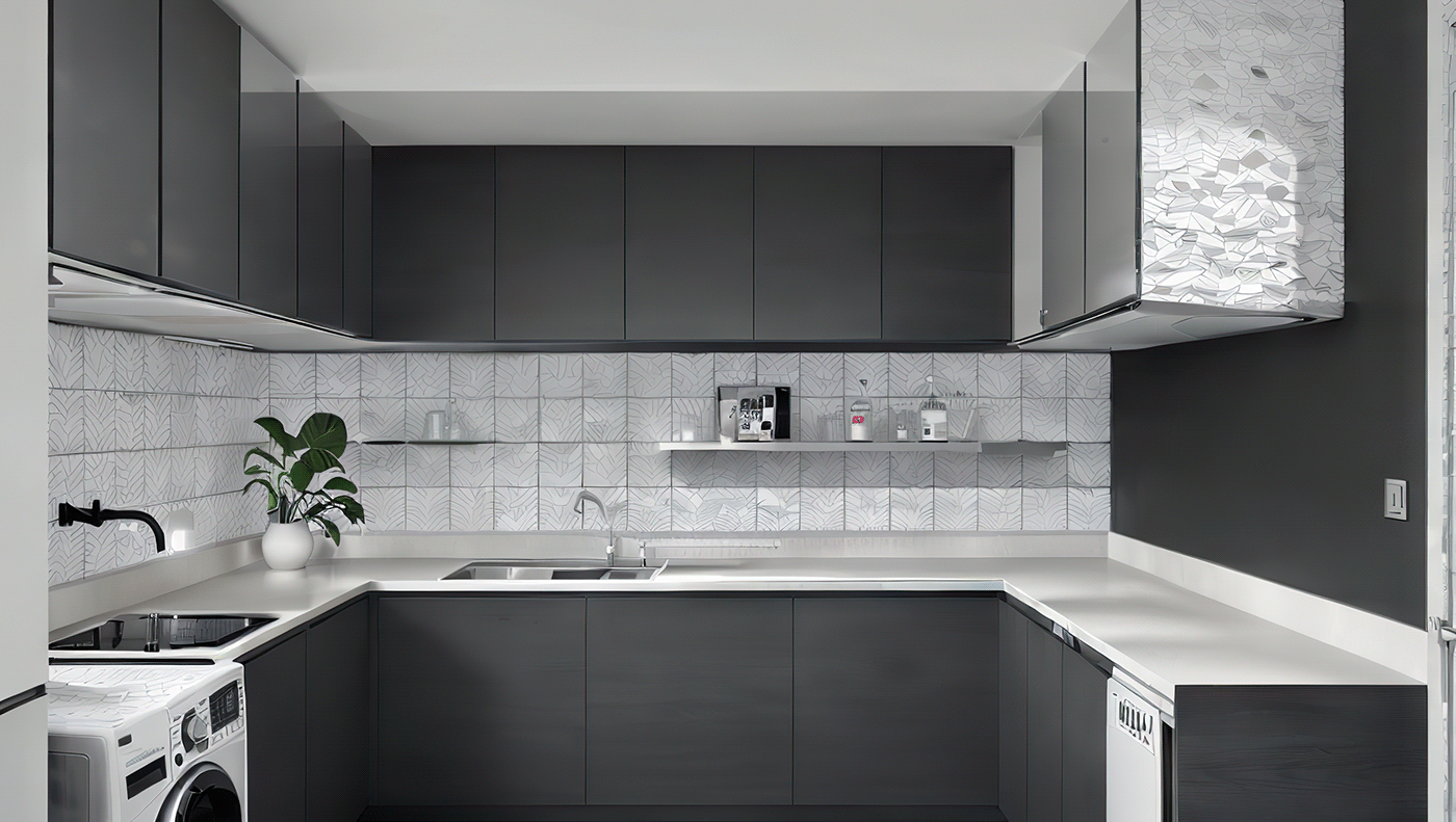 kitchen laundry room interior design  architecture artificial intelligence ai stable diffusion decoration décoration d'intérieur