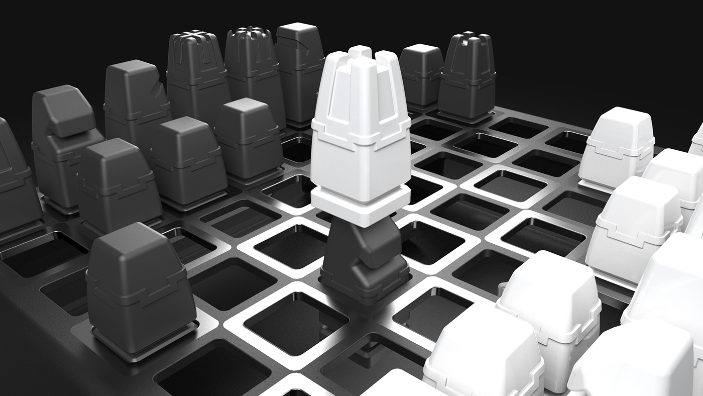chess industrial design  product design  Render