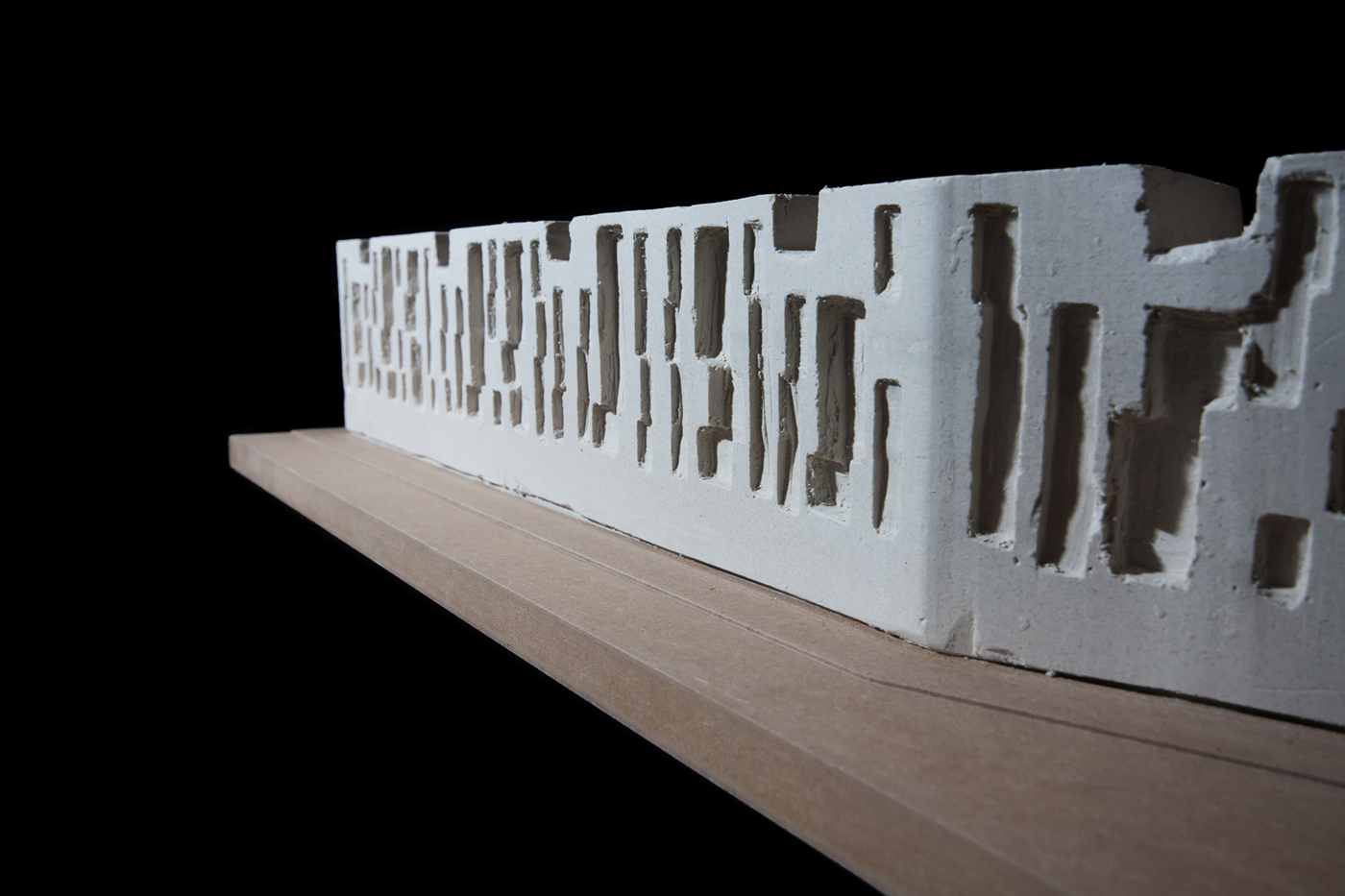 architecture model Project milan politecnico wood design plaster Urban city