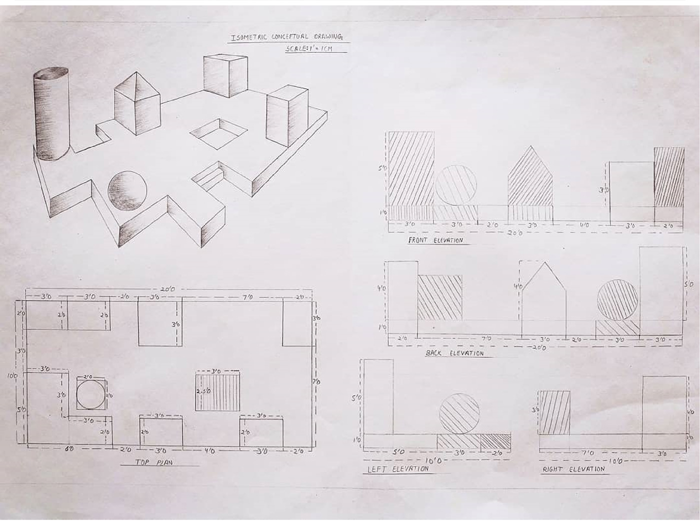 Isometric Conceptual Drawing