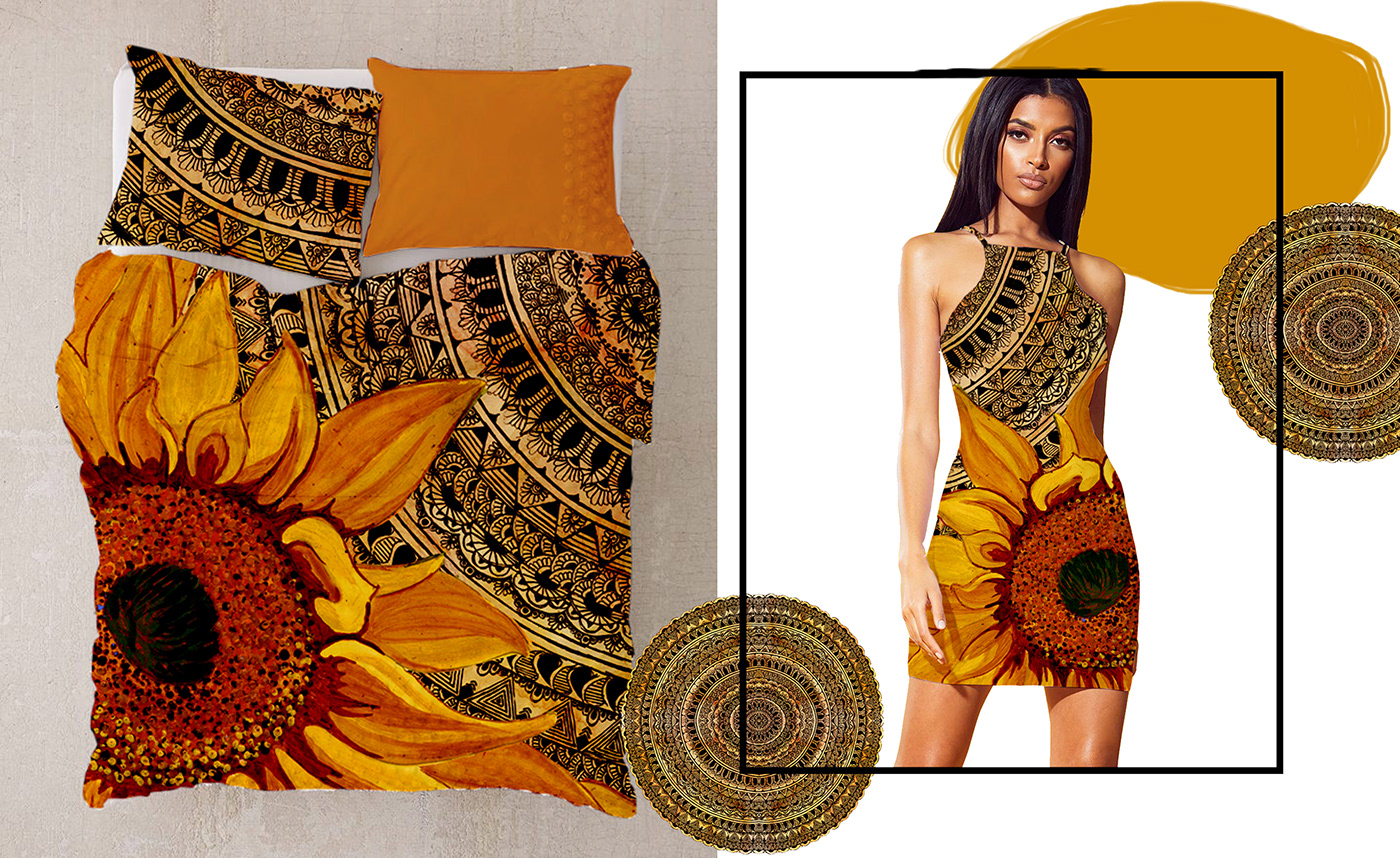 design designer floral NIFT Patterns print design  prints textile textile designer Theme