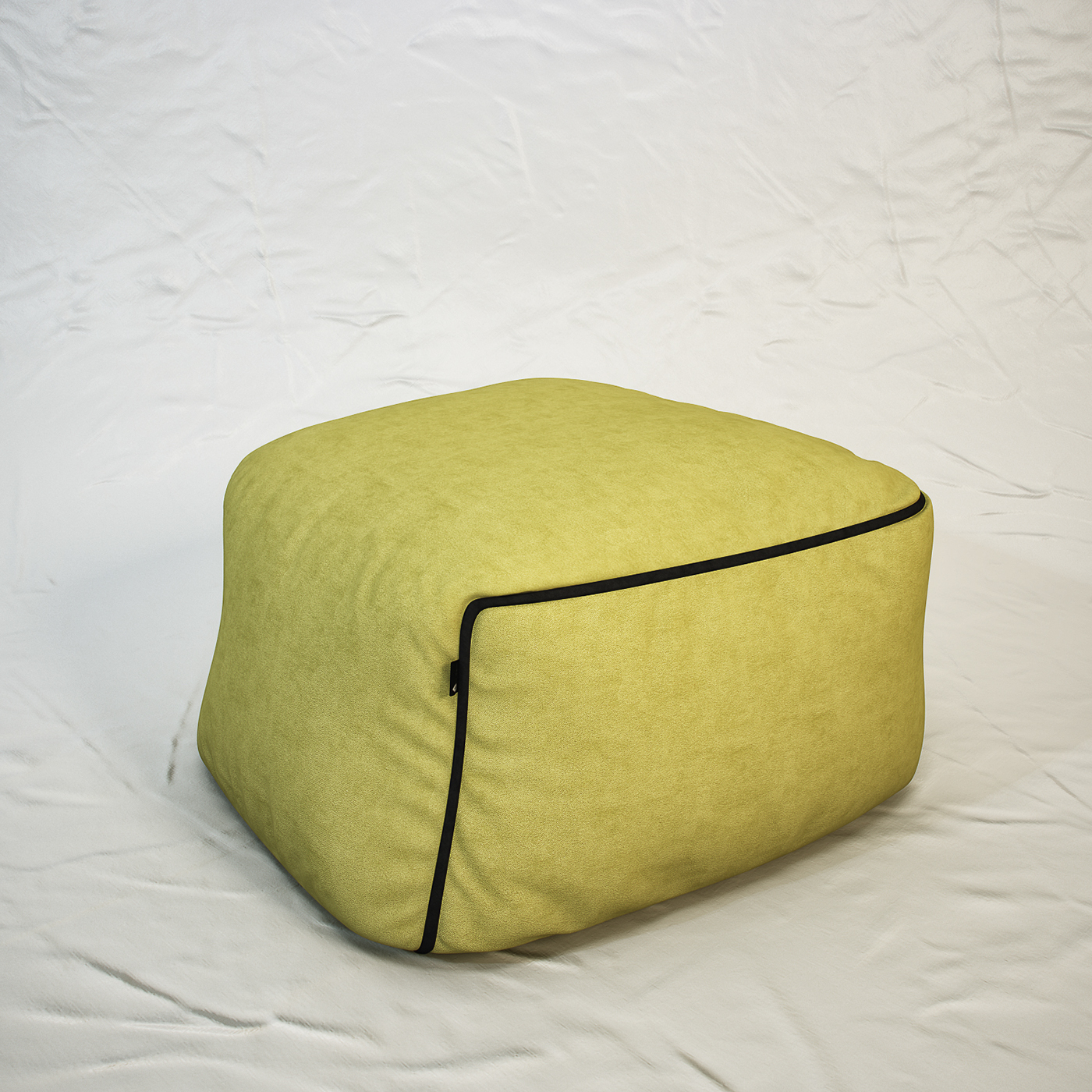 poliform santa monica lounge chair pouf furniture cloth fabric