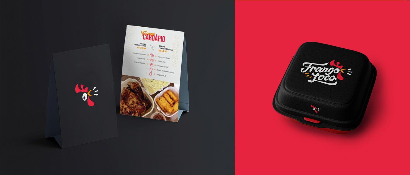 brand branding  chicken Fast food Food  lettering logo marca Packaging package