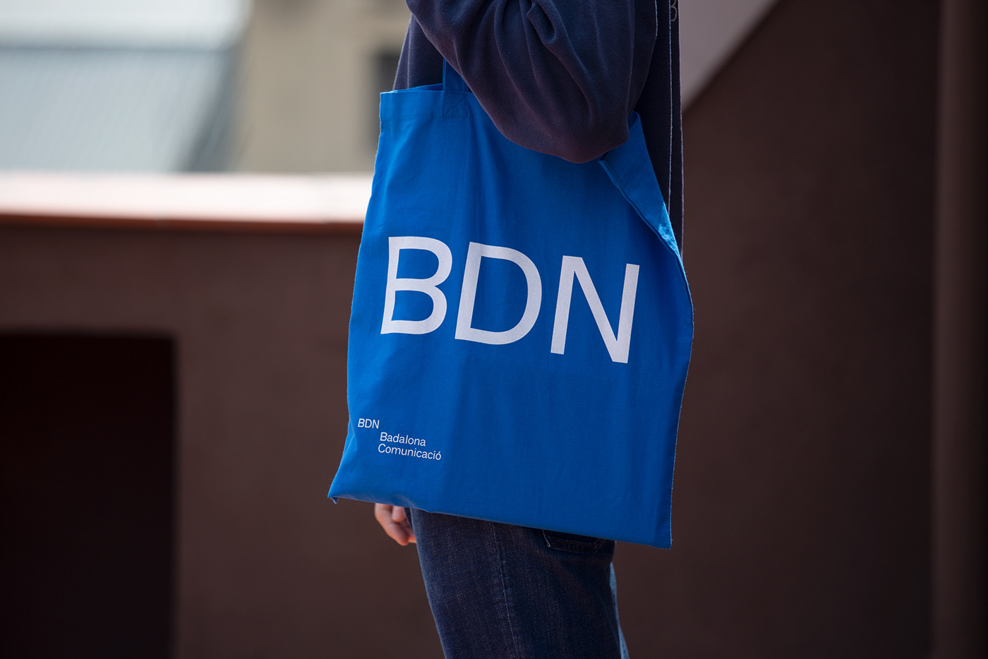 tv Radio bumpers Badalona barcelona BDN motion branding  blue