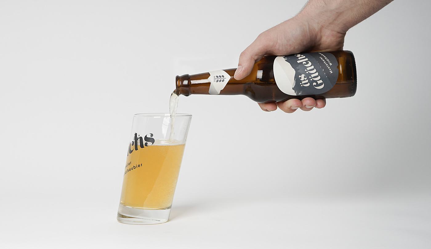 beer package design  swiss Switzerland diagonal diagonality drink drinks bottle