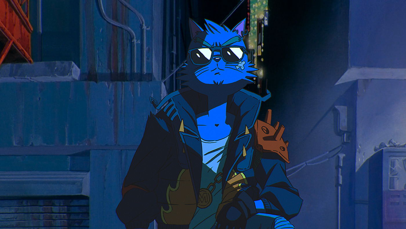 akira tribute razercat 80s anime animation  characters Cat Cyberpunk syntwave
