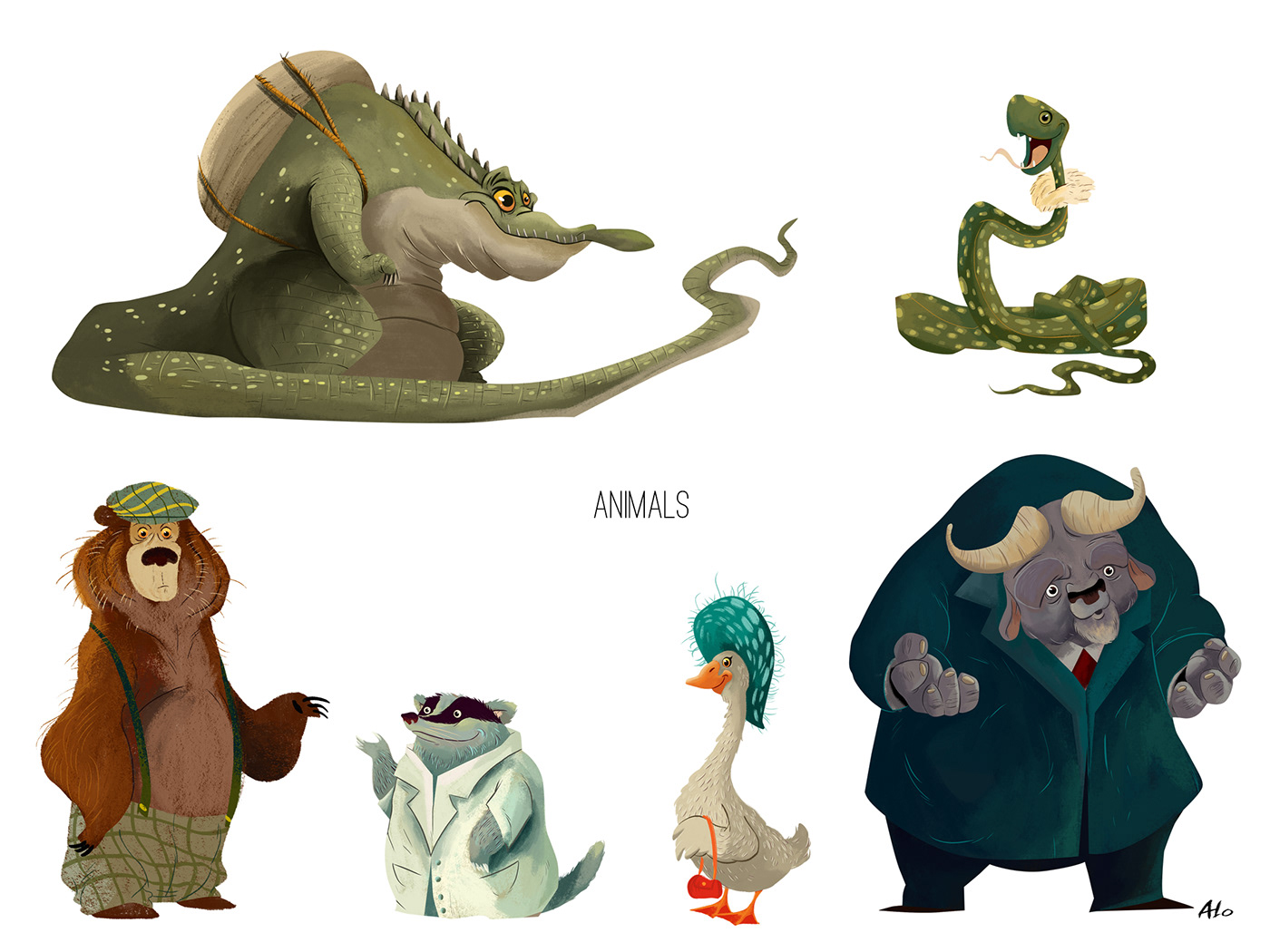 art ILLUSTRATION  kid animal Character design portfolio illustrationart digitalart