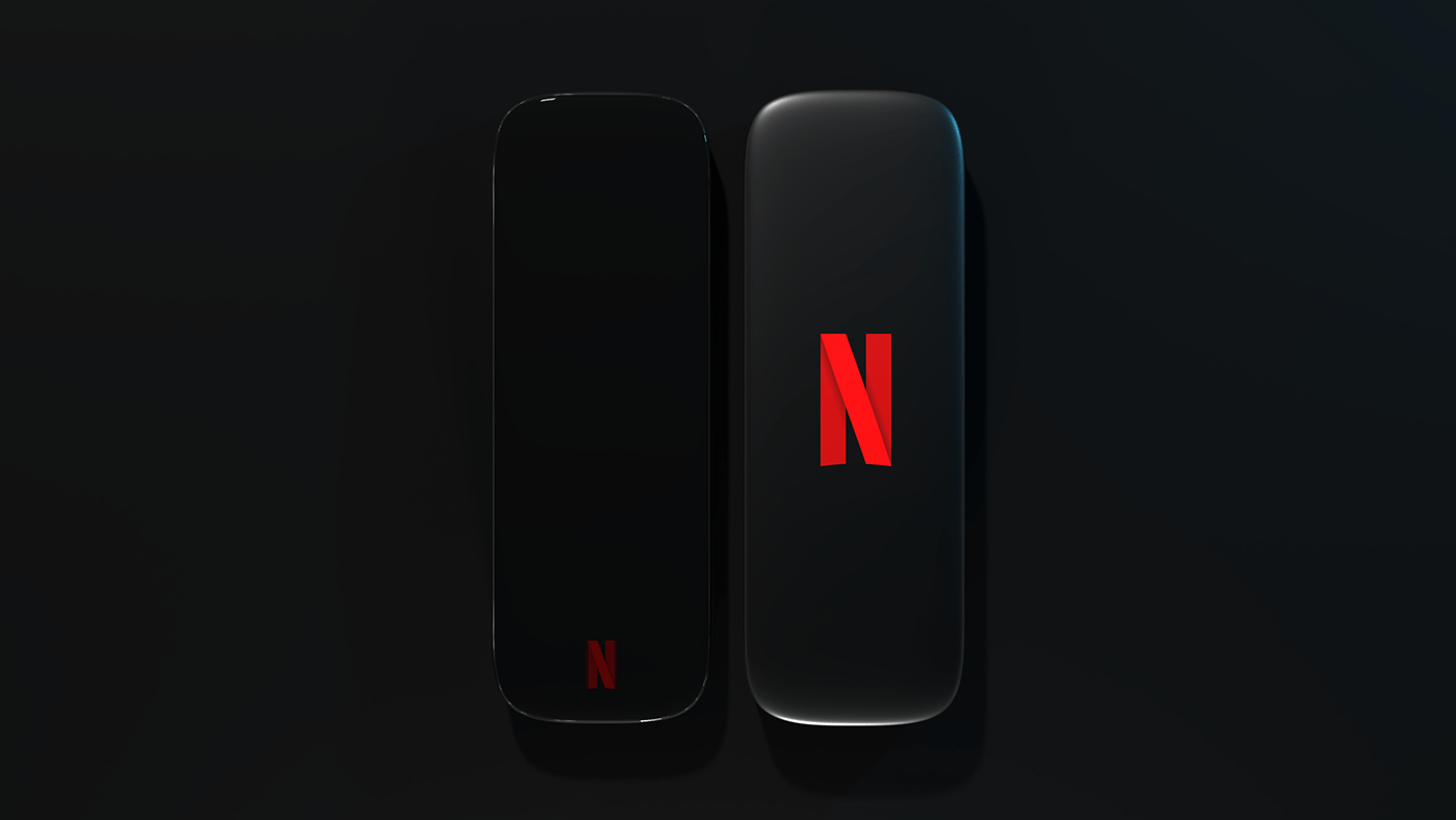 Netflix streaming device tv UI/UX software Website remote industrial deign product design  Interaction design 