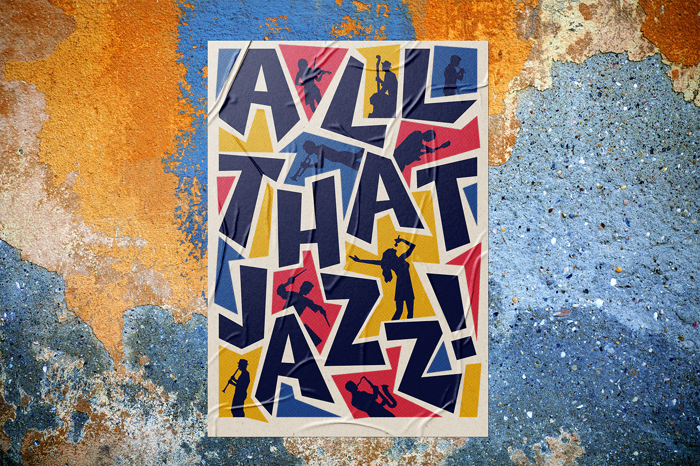 Poster Design typography   print design  Jazz Poster graphic design  ILLUSTRATION  artwork concept art