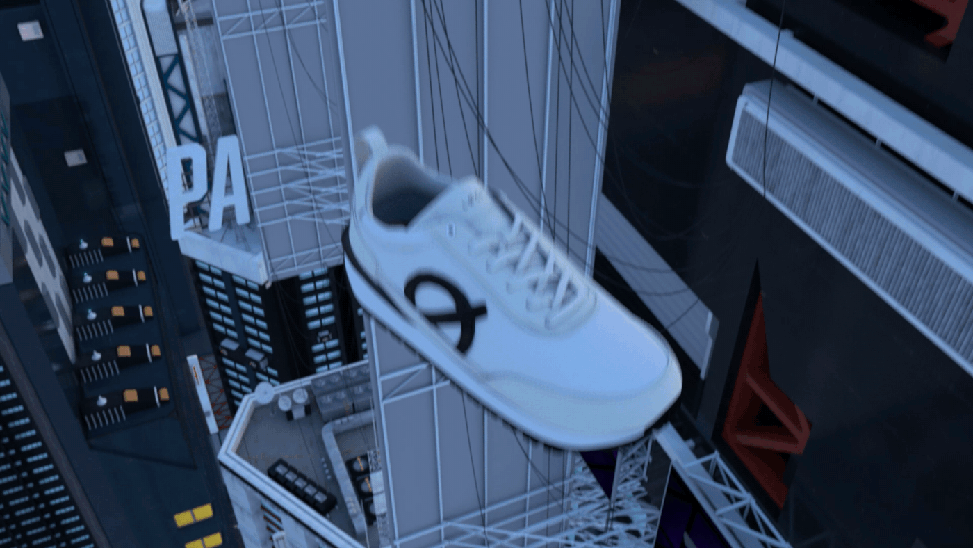 shoes sneakers CGI advertisement 3d animation 3D Rendering 3d modeling cgiart visualization visualization 3D