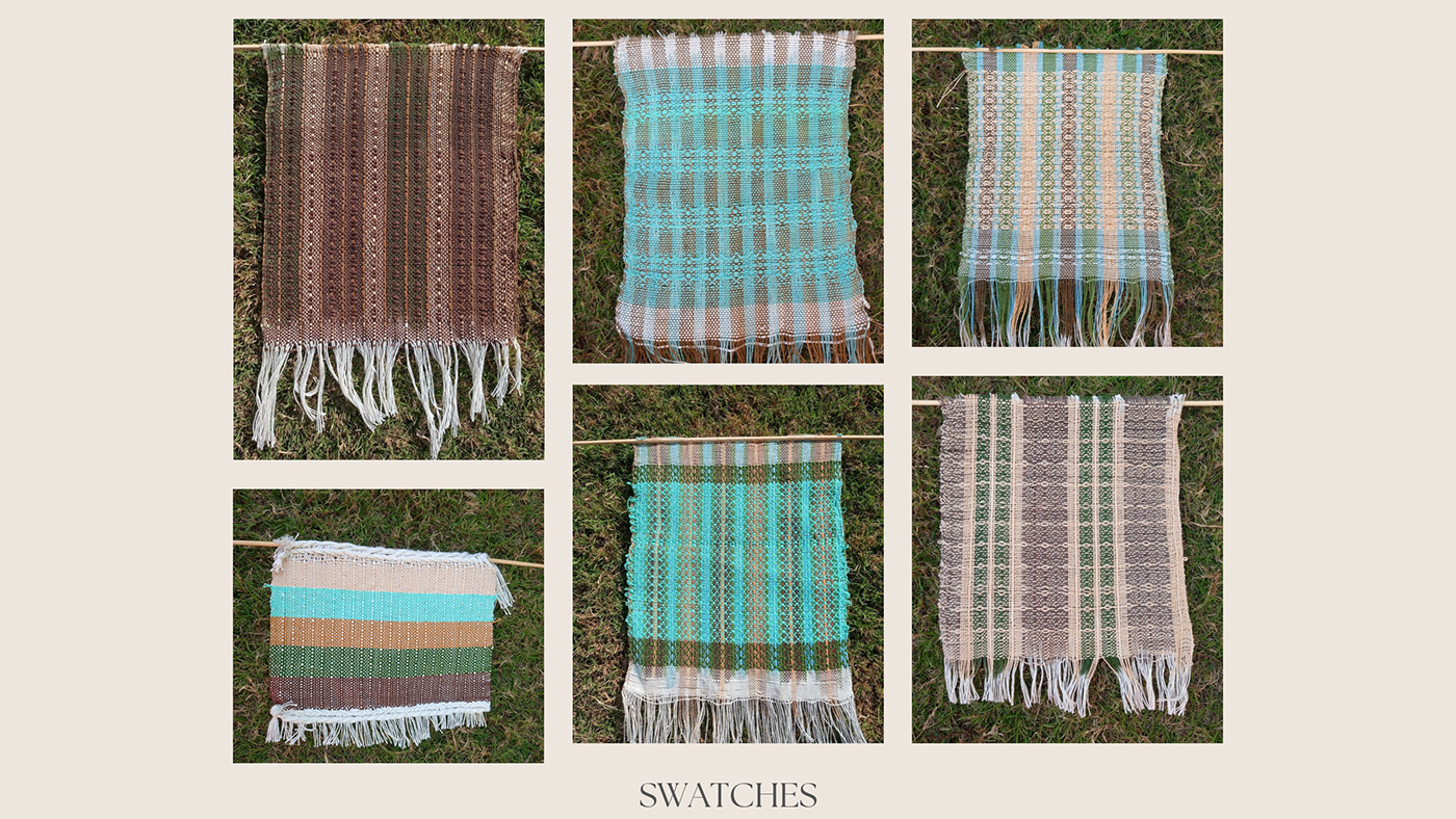 Weave Design handloom Maheshwar textile design  weaving weave loom textile fabric Handloom Weaving