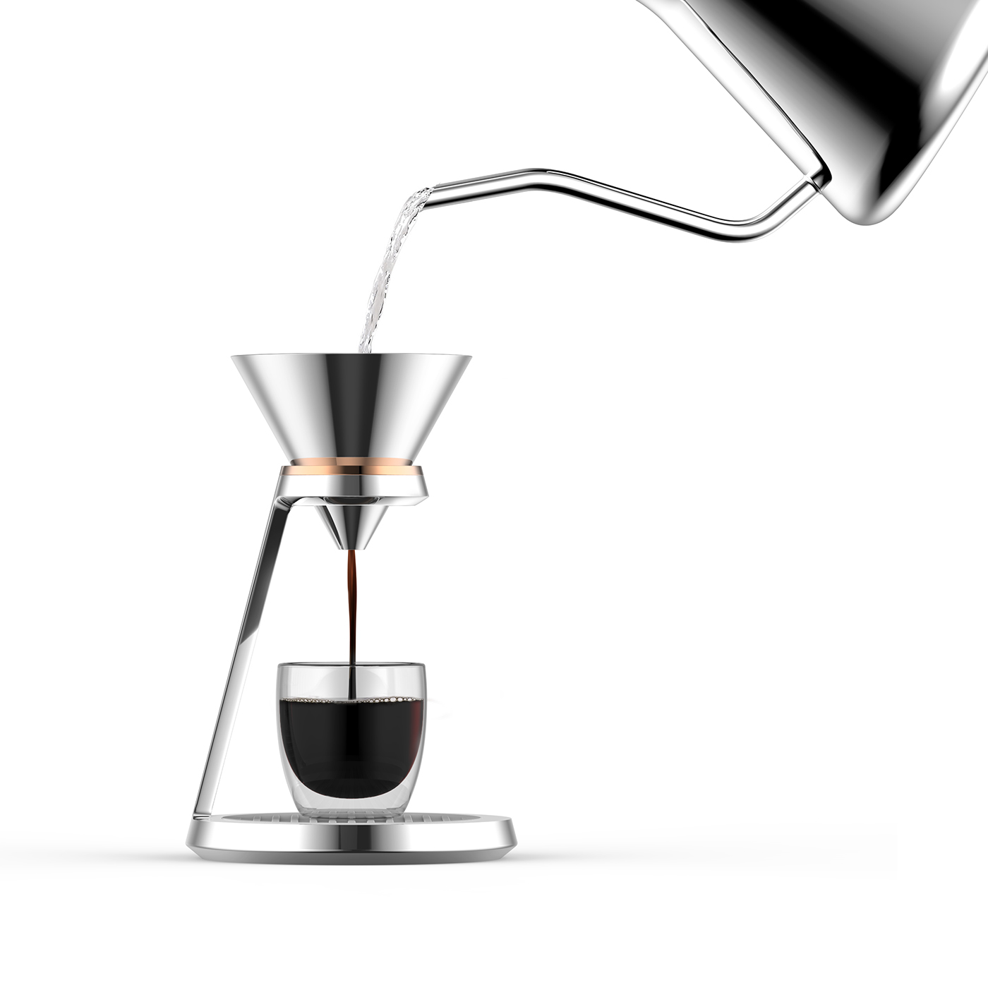 product design  concept design coffee filter keyshot Rhino virtual photogrpahy design Digital Art 