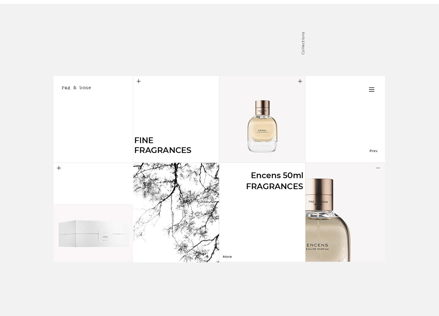 Fashion  design Web simple e-commerce rag and bone uiux interaction minimal app