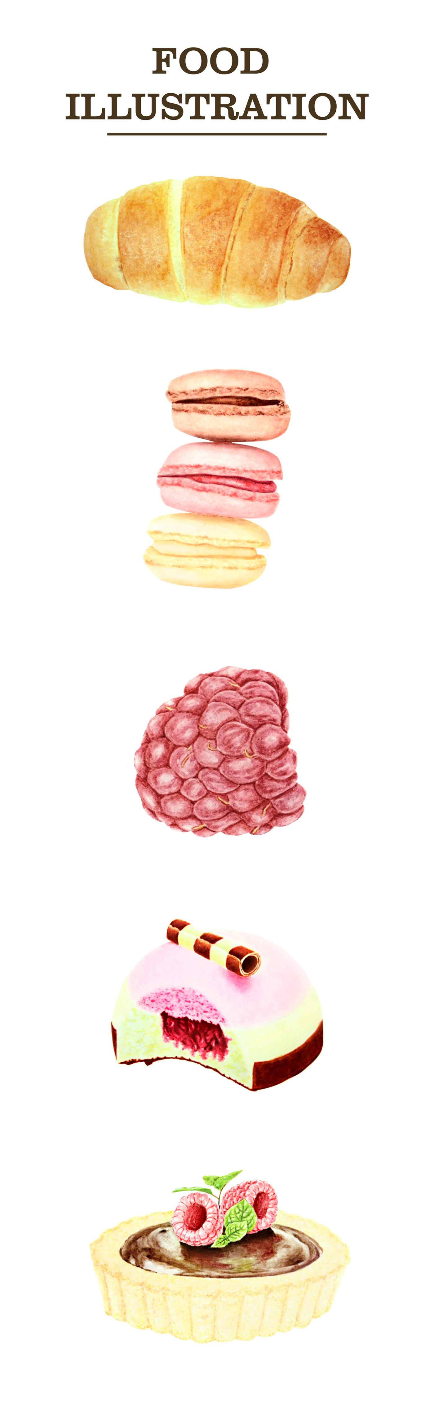 aquarela Ilustração comida pintura food illustration