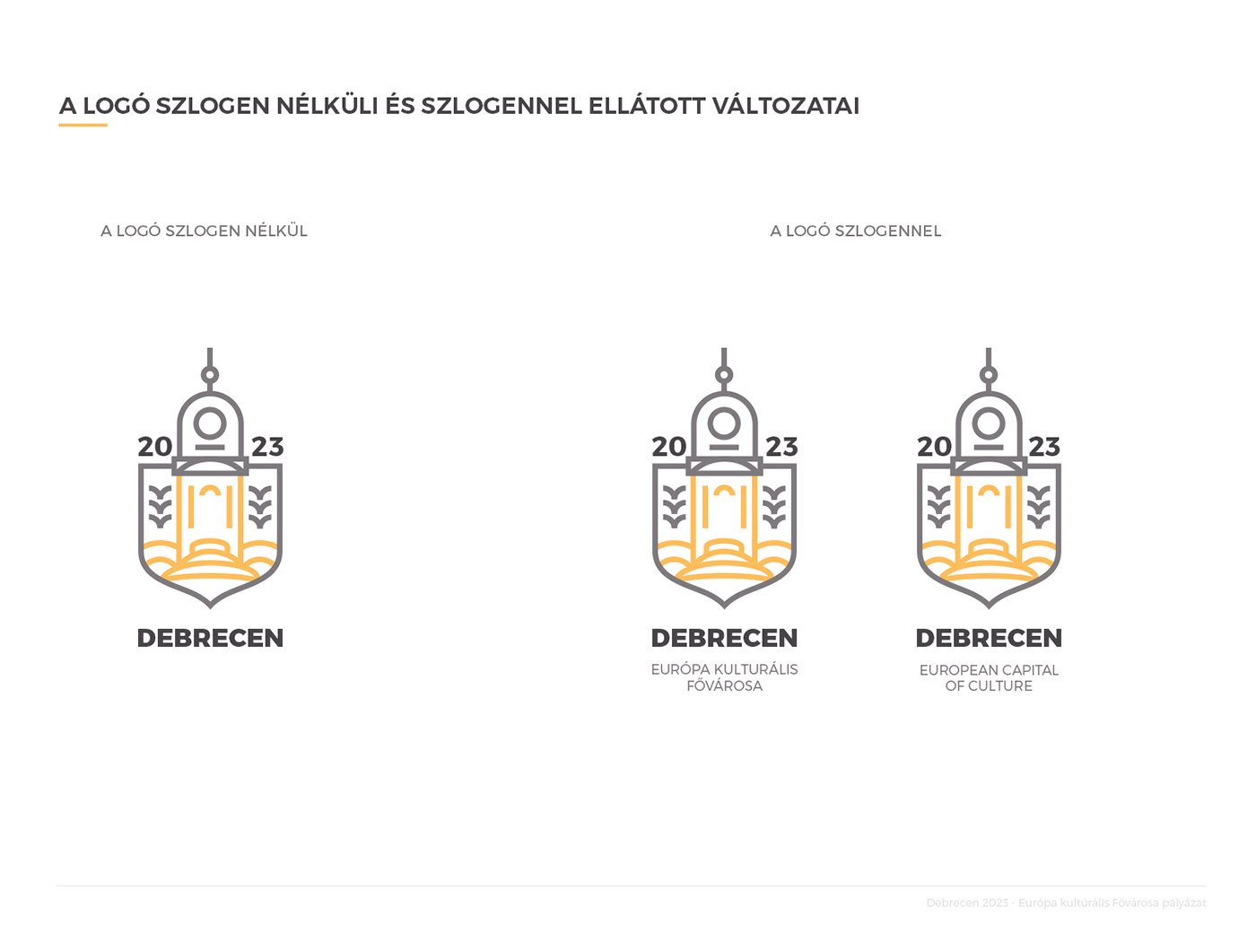 concept branding  Stationery identity City branding debrecen European cultural city Debrecen 2023 Cultural City capital of culture