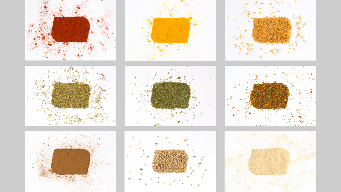 spices branding  seeds colorfull Quality
