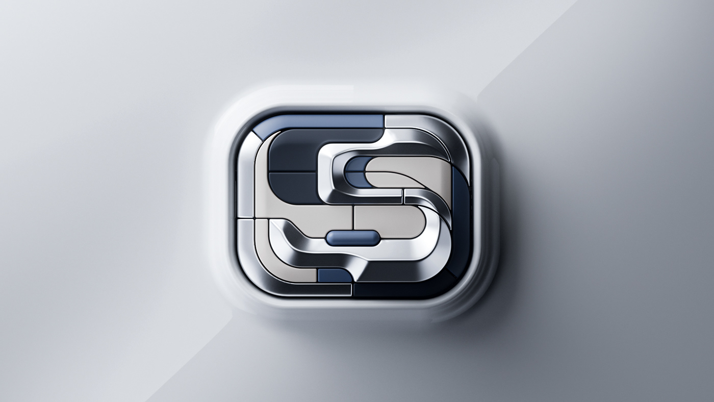 36daysoftype 3D Type letters logo 3D cinema4d modern clean futuristic