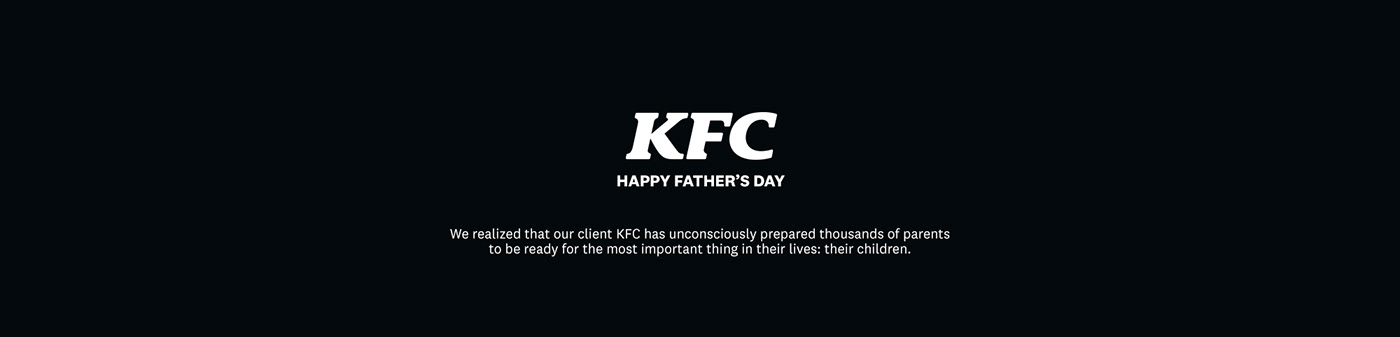 ads Father's Day KFC print colombia Fast food publicidad