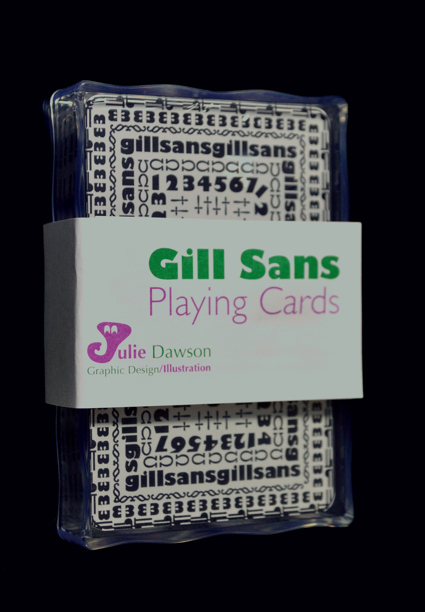 Gill Sans Playing Cards