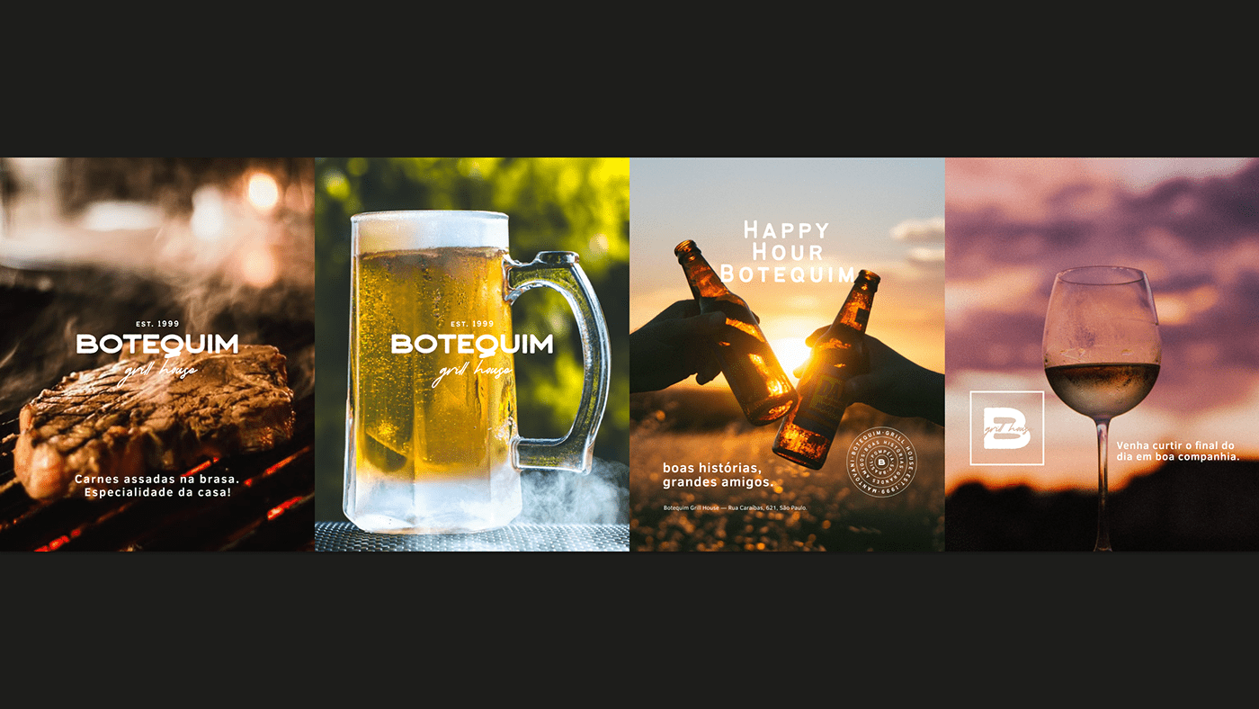 bar beer boteco botequim brand identity carne chopp identidadevisual