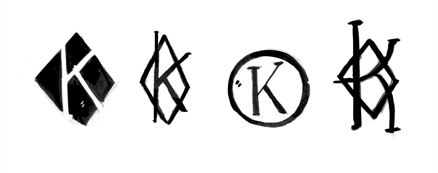 logo design ILLUSTRATION  kalegiro brand graphic design  art process