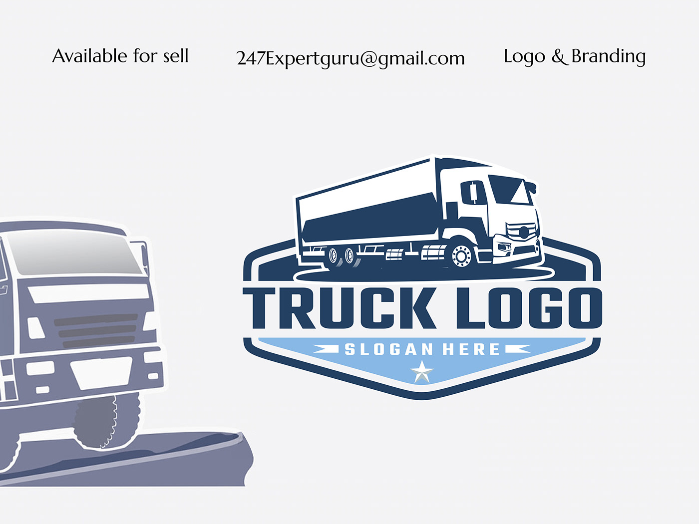 trucking Trucking Logo Logistics Logo Design freight logo dispatcher Truck Transport