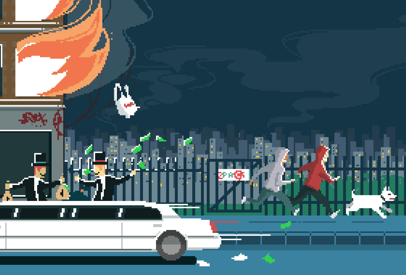 pixel 8bit charity game online game Retro Pixel art politics society