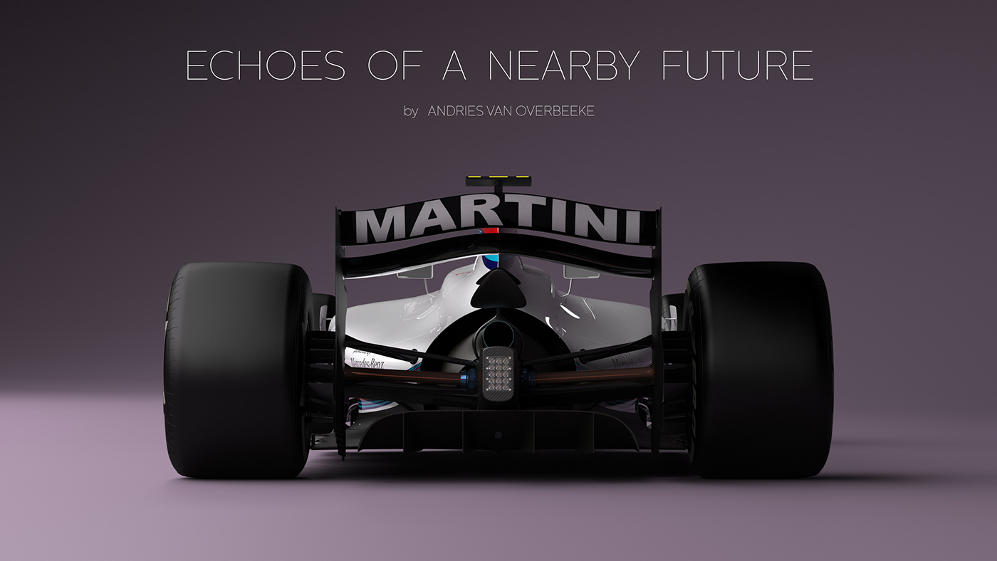 Adobe Portfolio Formula 1 f1 williams Valtteri Bottas concept art future Solidworks