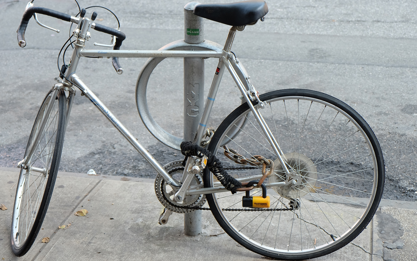 Bicycle Rack Ian Mahaffy nyc transportaion Bicycle iron sand casting