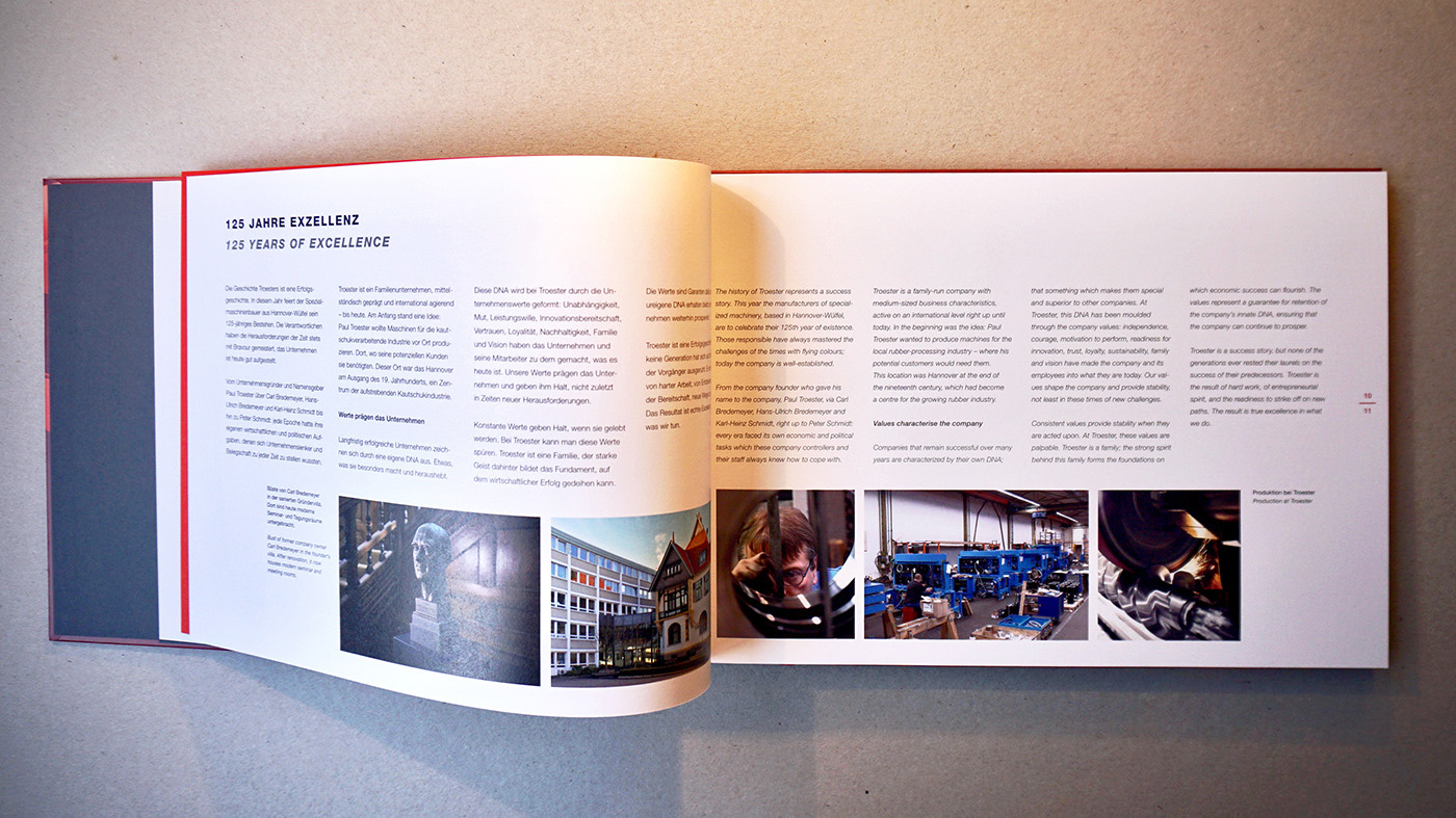 anniversary book buch history Buchgestaltung Corporate Design editorial identity print Book Binding