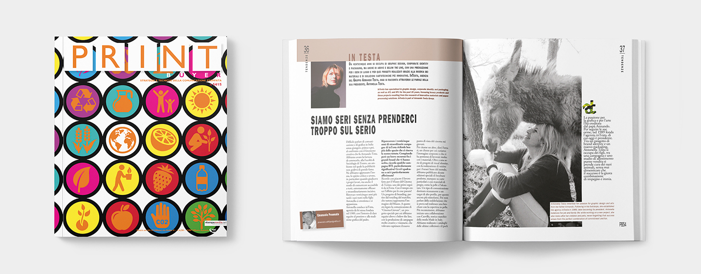 magazine Layout process design type grid print