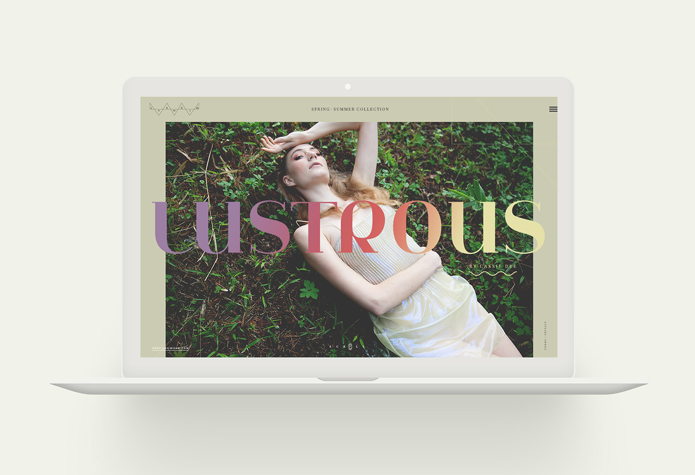 fashion website graphic design  montreal design ux/ui Aniimiism